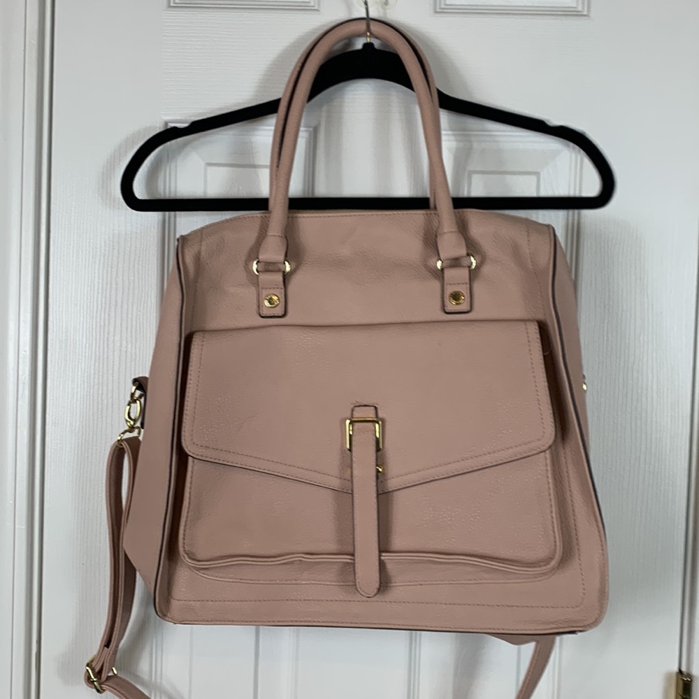 Steve Madden blush colored purse short straps and detachable long ones. - Picture 4 of 10